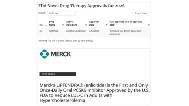 陶术生物全球首款PCSK9口服抑制剂获FDA批准，降脂药研发打开新窗口